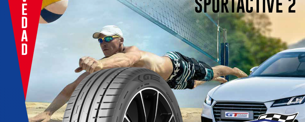 Nuevo neumático de altas prestaciones Sportactive 2, de GT Radial